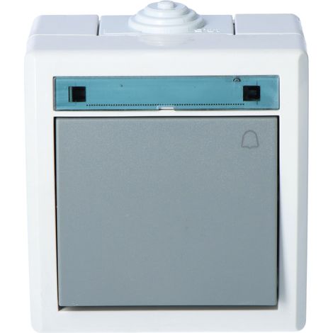 Interruttore a campana, montaggio a superficie, IP55, grigio, aquant (1/3)