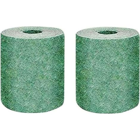 Rouleau de tapis de semenes de gazon, Tapis de culture d'herbe biologisch abbaubar 10FT, tapis de semens de gazon engrais jardin pique-nique jardinage tapis de plantation de pelouse 20 × 300cm-- (1/5)