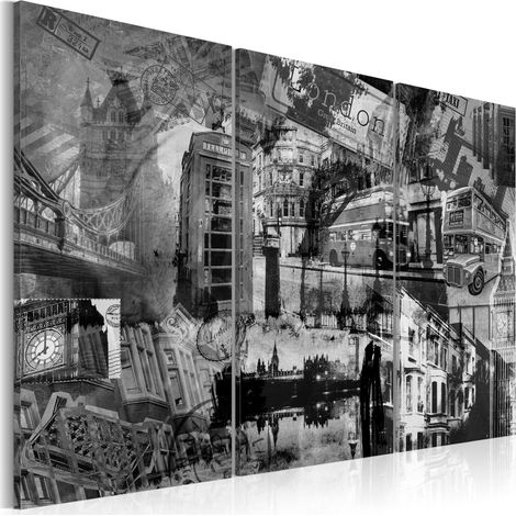 Quadro - L'essenza di Londra: trittico - 90x60 (1/4)