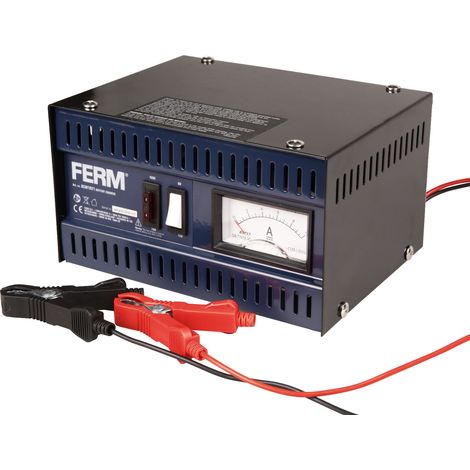 FERM Cargador de baterías 6V/12V 5A