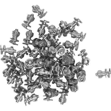 50 clous de pneu antidérapants en acier durable, universels pour voitures, camions, motos et véhicules tout-terrain. Adhérence et stabilité améliorées. (1/5)