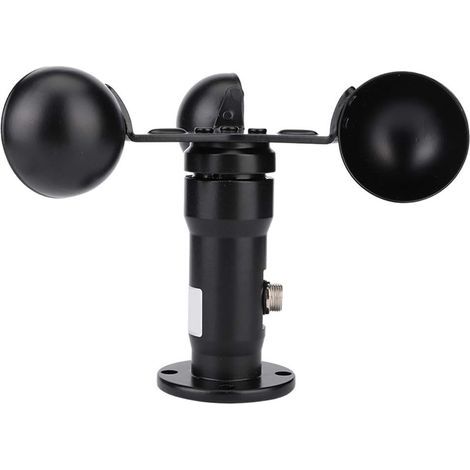 Windgeschwindigkeitssensor – Impulssignalausgang, Windgeschwindigkeitssensor-Anemometer aus Aluminiumlegierung