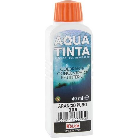 10 x AQUATINTA P/INTERNI 40 ML ARANCIO 306