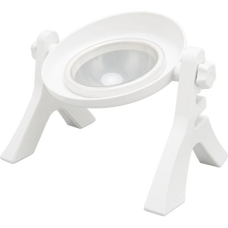 Gamelle surélevée pour chien, réglable, antidérapante et anti-déversement, utilisable sur surfaces sèches et humides, inclinable, pour la maison (1/5)