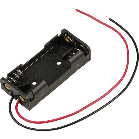 TRU COMPONENTS TC-13220660 Batteriehalter 2x Micro (AAA) Kabel (L x B x H) 51 x 23 x 11.5 mm