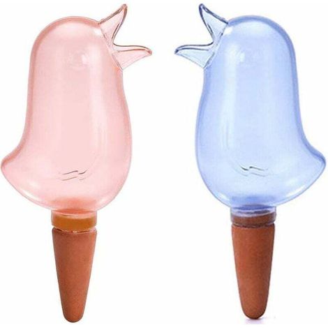 Irrigation Goutte Kit 2 Pcs Jardin arroseur goutteur Outil d'arrosage Distributeur Eau Plantes et Fleurs Appareil d’Arrosage Egouttement Automatique pour Plante d’Intérieur Pendant Vacances ou Voyage