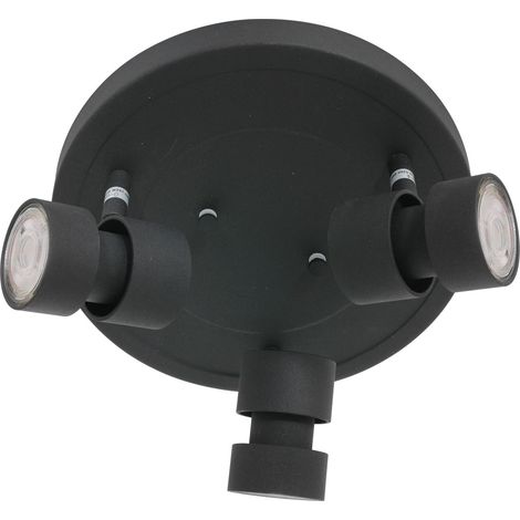 Steinhauer - foco - Natasja LED - negro - metal - Ø 28cm - GU10 - (1/4)