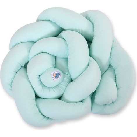 Geflochtenes Bettnestchen - mint (1/4)
