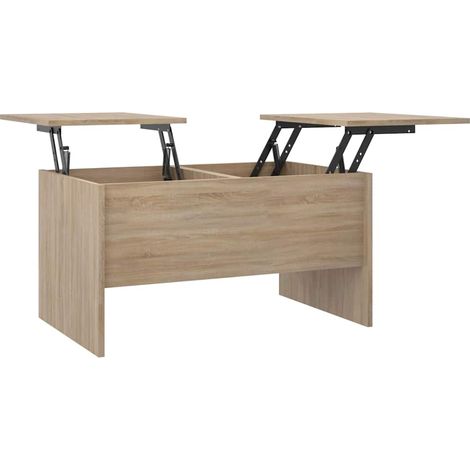 Maison Exclusive - Couchtisch Sonoma-Eiche 80x50x42,5 cm Holzwerk