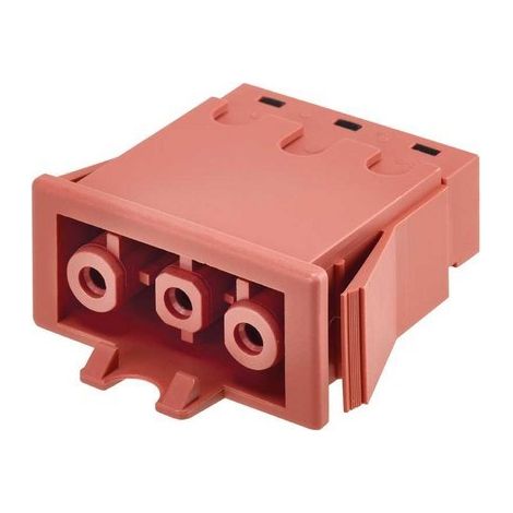 Connettore ad incasso rapido H 3P rosso