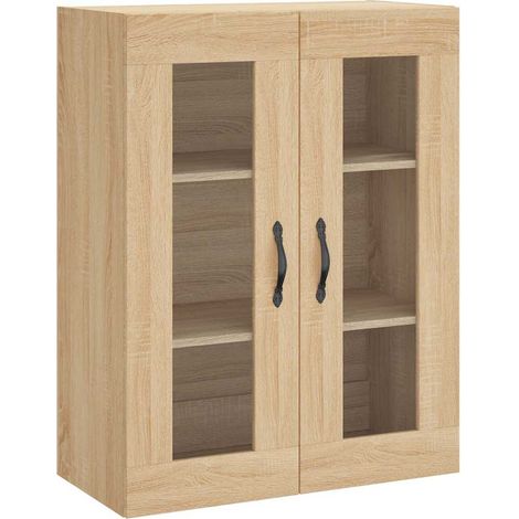 Buffet,Bahut,Armoire murale chêne sonoma 69,5x34x90 cm bois d'ingénierie CFW82199 (1/5)