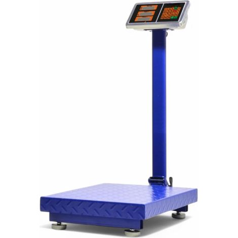 Bilancia elettronica con display LCD 40X50 cm portata 300 Kg