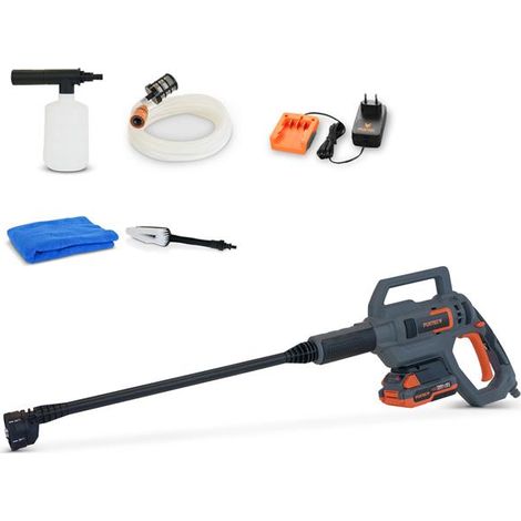 Pistola idropulitrice ad alta pressione a batteria 20V FUXTEC Set con batteria FX-E1HDR20 (1/5)