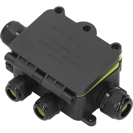 Boîtier de connexion 5 voies en plastique PA66 étanche IP68 boîte électrique extérieure pour éclairage extérieur et jardin 450V 40A (1/5)