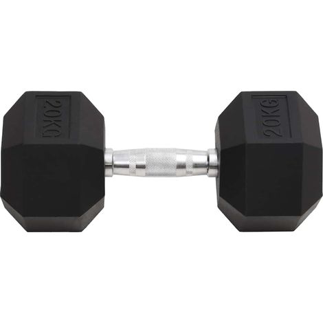 vidaXL Mancuerna hierro fundido 20 kg (1/2)