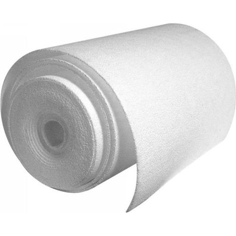 Rouleau polystyrène expansé pour mur intérieur – Isolation thermique 10 m² – Épaisseur 4 mm – Largeur 0.5 m – Lambda 0.036 W/mK – Noma (1/2)