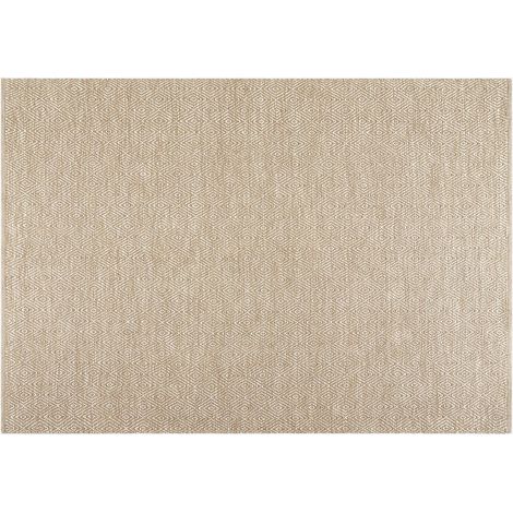 ALFOMBRA ROMBOS LIGHT BEIGE 60X90CM (1/2)