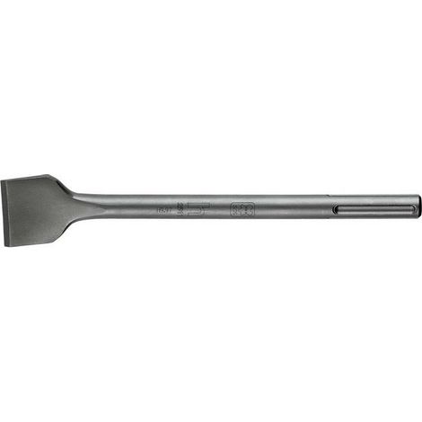 Burin SDS-plus avec douille de fixation SDS-plus, Modèle : Burin coudé, Larg. : 40 mm, Long. 250 mm