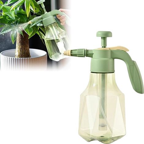 Pulvérisateur à pompe manuel - Pour entretien du jardin - Buse réglable - 1,5 litre - Vert (1/5)