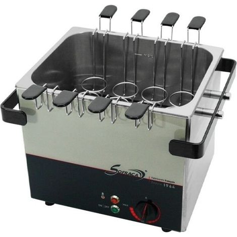 Cuiseur à œufs inox électrique PRO 16 œufs, cuve à eau, 2000 W, 220 V - MONO