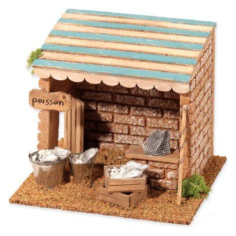 CHIOSCO PESCHERIA PER PRESEPE