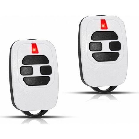 Lot de 2 télécommandes pour 433,92 MHz compatibles GTI2, GTI4, GT2, GT4, TR2, TR4, TR2N, TR4N, 273, 288 – télécommande pour Porte de Garage et Portail avec portée Jusqu’à 150 m (1/5)
