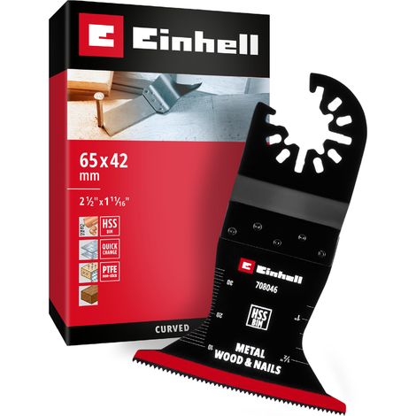 Einhell 708046 Tauchsägeblatt BIM Met, 65mm Bimetall Multifunktionswerkzeug-Zubehör-Set  65 mm  1 St (1/5)
