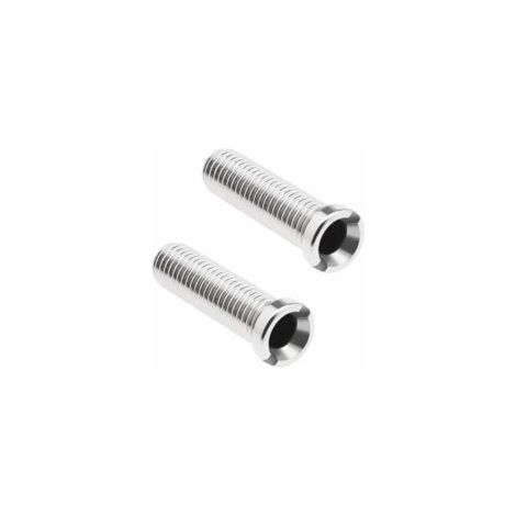 2 Stück Edelstahl 304 Küchenspülen-Siebschrauben, Gewinde-Siebanschlussschraube M12 × 45 mm, Spülbecken-Siebverschlussschraube für Waschbecken - Crezuo