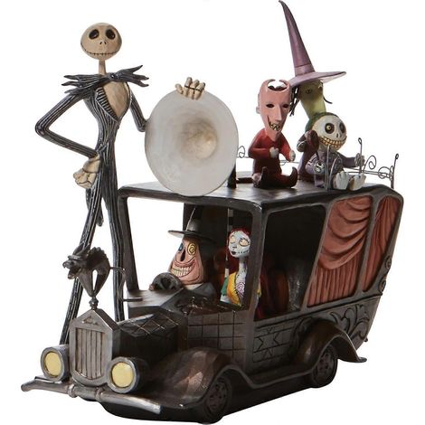 Statue Voiture Maire de L'Étrange Noël de Jack, 6,5 Pouces, Multicolore, Figurine Décorative pour Tableau de Bord (1/4)