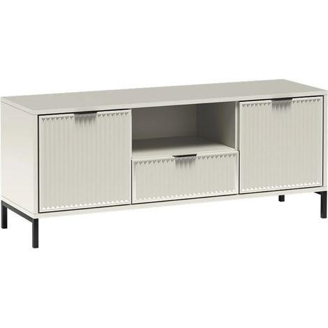 AX LIVING TV Lowboard Berlinette 3, 135 cm breite – Modern in Kaschmir