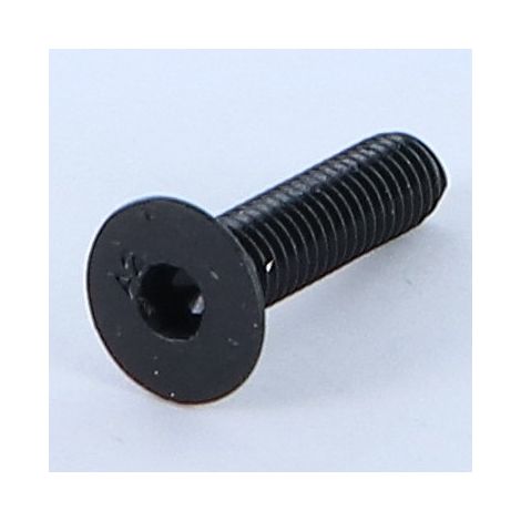 Vis métaux Inox A2 FHC tête fraisée empreinte hexagonale creuse Clé de 3 HC3 M5X20 Noir Filetage total-1 pièce