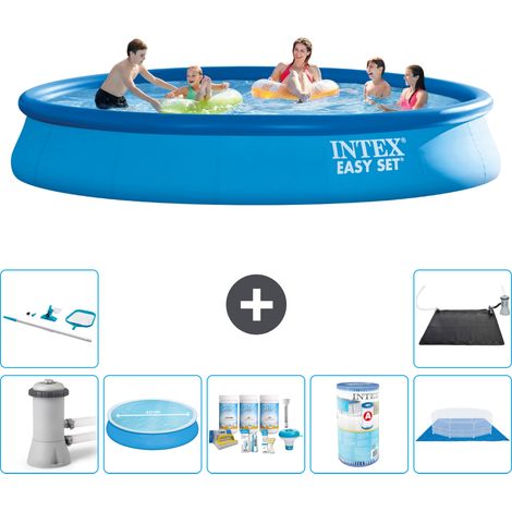 Intex Piscina Easy Set Rotonda - 457x84 cm - 8-pezzi  S31225 (1/5)