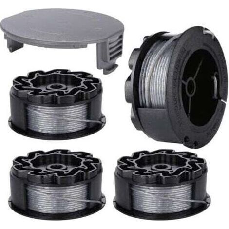 Trimmerfadenspule für BOSCH UniversalGrassCut 18 18-26 18-260 F016800570 mit Abdeckung (4 Stück) (1/5)
