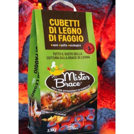 Carbonella 3,5kg di puro faggio misterbrace