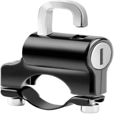 Antivol de casque pour montage sur guidon Black (1/5)