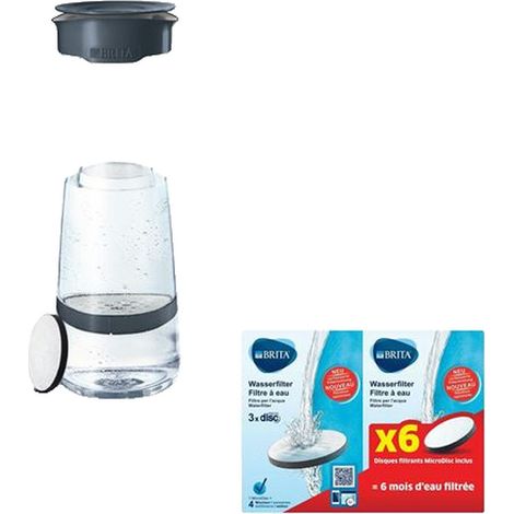 Jarra filtrante Brita Fill and Serve 1,3 L gris, 6 filtros