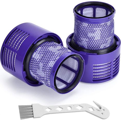 Filtre de Remplacement pour Dyson V10 SV12 Séries, Lavable filtres de Rechange aspirateur pour Dyson V10 Cyclone Animal Absolute Total Clean Motorhead 2 HEPA Post-Moteur Filtre, Remplacer DY969082-01 (1/5)