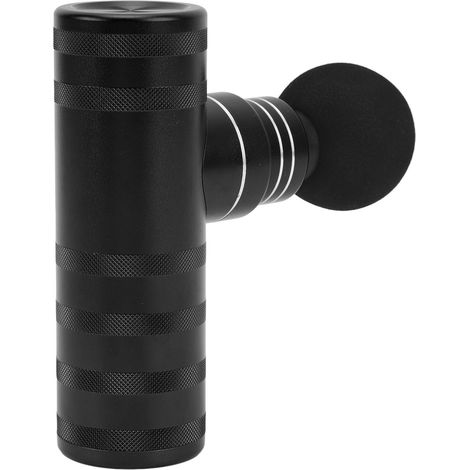 Tiefengewebsmassagegerät mit Perkussion, Schmerzlinderung, leise, tragbar, USB-aufladbar, schwarz. (1/5)