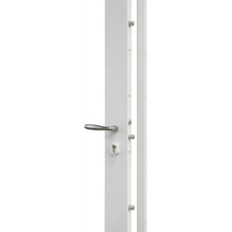 Serrure électrique en applique 5 points à cylindre européen réversible – Entraxe 70mm – Protection anti-perçage – Finition marron RAL 8014 – Devismes