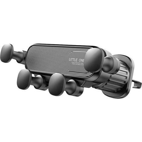Support Téléphone Voiture - Grille Aération - Expansion Gravité - Universel pour Smartphones - Fixation Stable Route Cahoteuse - 1 Pièce (1/4)