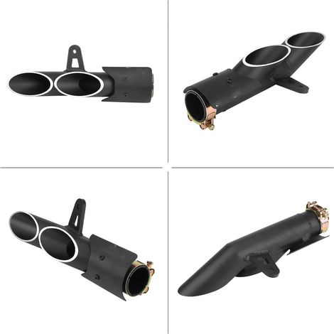 Embout d'échappement double pour moto YZFR6 et Suzuki GSXR (1/5)