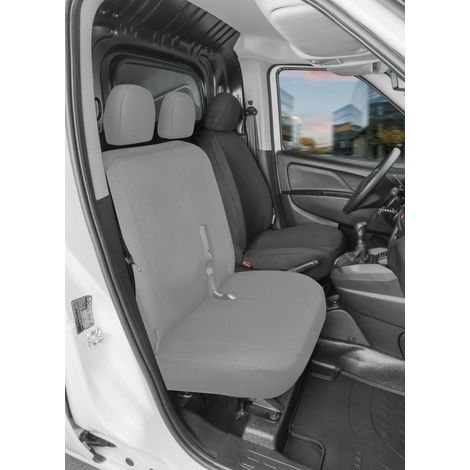 Passform Sitzbezug aus Stoff kompatibel mit Ford Transit Connect, Einzelsitz mit Armlehne innen (1/5)
