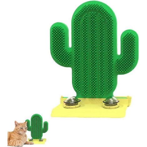 Brosse d'angle pour chat, brosse d'auto-toilettage pour chat, appareil d'auto-toilettage pour chat, griffoir d'angle, brosse de toilettage du visage, peigne de massage, compatible avec les chats à poi (1/5)