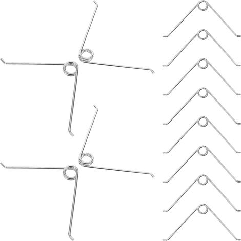 50 Ressorts Pour Sécateurs Accessoires Pour Travaux Manuels Ressorts De Rechange Pour Ciseaux De Jardin Argentés (1/5)