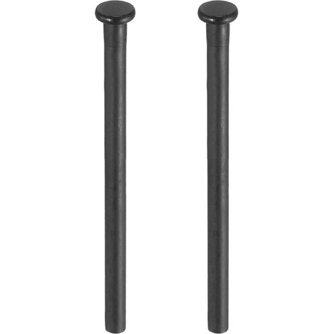 2Pcs 3.5 Pouces Goupilles de Charnière de Porte Noir Mat (1/5)