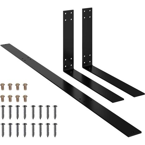 vidaXL Respaldo para sofá de palets 110 cm hierro negro (1/2)