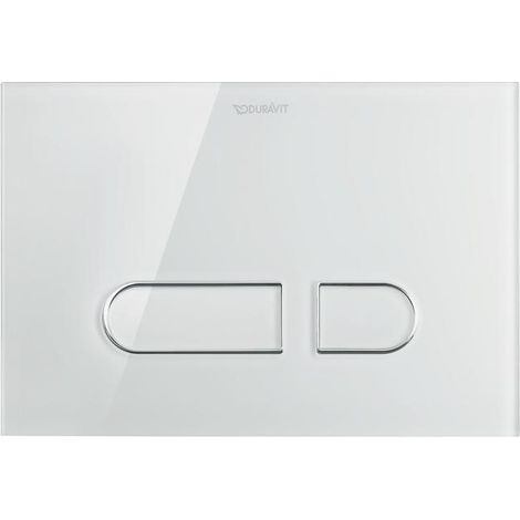 Duravit DuraSystem Betätigungsplatte mechanisch für WC A1, Glas (1/5)