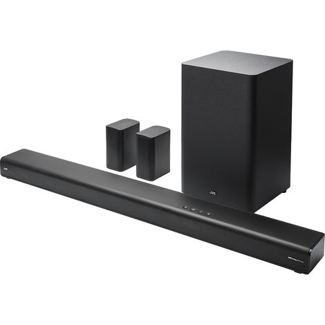 Barre de son JVC TH-E874B 5.1.2 520 W RMS Dolby Atmos avec caisson de basses (1/5)