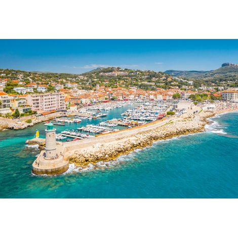 Tableau sur toile jetée de Cassis 45x65 cm - Impression sur Toile Murale Décorative - Image imprimée en HD sur Toile - Toile sur Châssis en Bois FSC - Fabriqué en France (1/4)