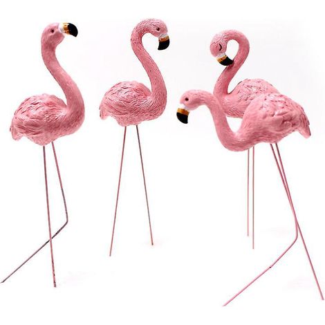 insertion D'un Animal En Pot Flamant, Dcorations Cratives En Rsine, Dcorations De Jardin Et De Ferme, Dcorations De Bureau, Cadeaux, Dcorations De (1/5)